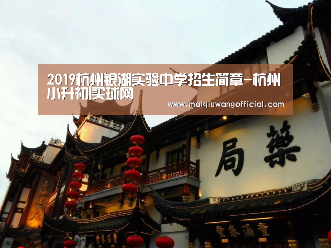 2019杭州银湖实验中学招生简章-杭州小升初|买球网(图3) 买球app官网